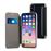 Capa Muvit Folio para iPhone X - Preta e Transparente_1