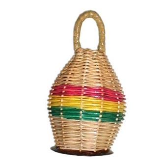 Caxixi Rattan Riscas 15cm Terre