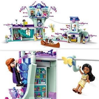 LEGO - Vaiana - Casa da árvore encantada com mini bonecas, brinquedo de  construção de 2 níveis 43215, LEGO PRINCESAS