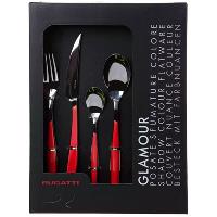 Bugatti Faqueiro Glamour - 24 Peças (Vermelho)