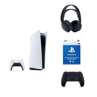 Consola PLAYSTATION PS5 Digital 825GB + Comando (Branco) - SONY