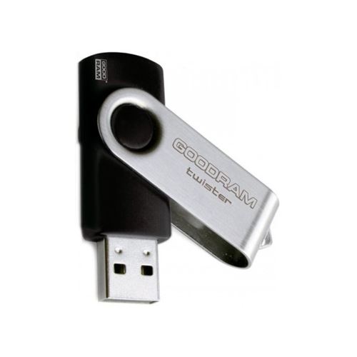 Pen USB 2.0 Goodram Twister - 128GB - Preto