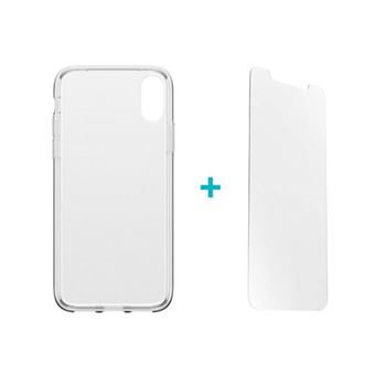 Película Ecrã Vidro Temperado Alpha Glass + Capa Otterbox para iPhone X/Xs- Transparente