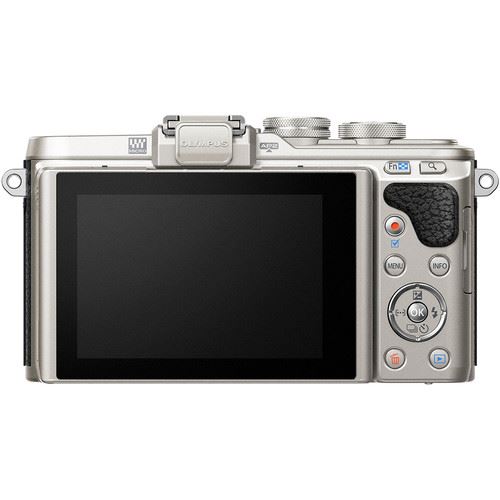 Máquina Fotográfica Mirrorless Olympus PEN E-PL8 - Preto + M.Zuiko