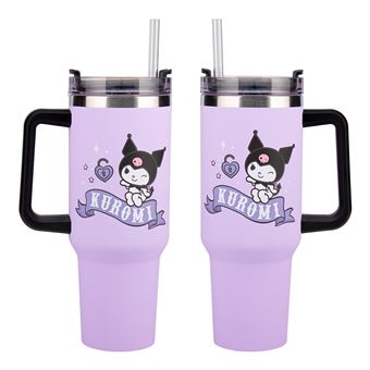 Copo Térmico com Palhinha Hello Kitty: Kuromi 900ml - Paladone - 1