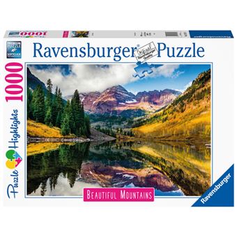 Puzzle Highlights Beautiful Mountains: Aspen Colorado - 1000 Peças - Ravensburger - 1
