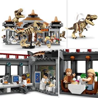 LEGO - Centro de visitantes: ataque de dinossauros T. Rex e Raptor