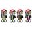 Tesoura Sensoft 3D Fluo - 13 cm_0