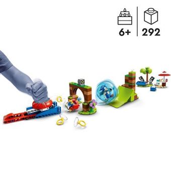 LEGO Set Sonic 76990 O Desafio da Esfera de Velocidade de Son 292 peças