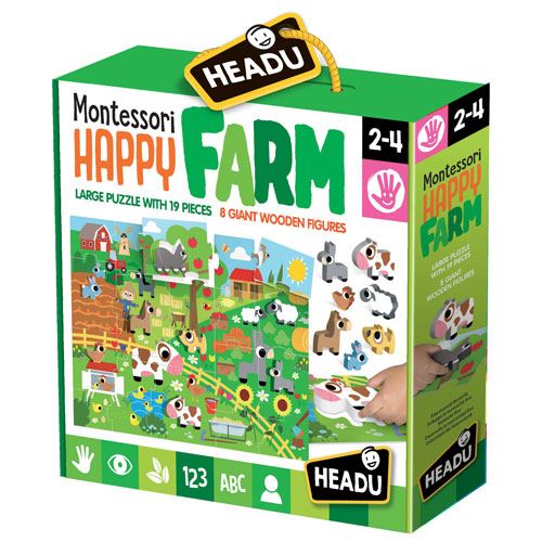 Puzzle 4 em 1 - little farm - 2-4 anos, Brinquedos, Primeiros