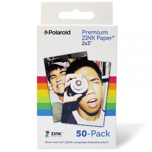 Polaroid Carga Zink Zero Ink Paper 2x3 50x Folhas Consumíveis