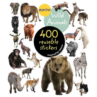 Eyelike stickers: wild animals