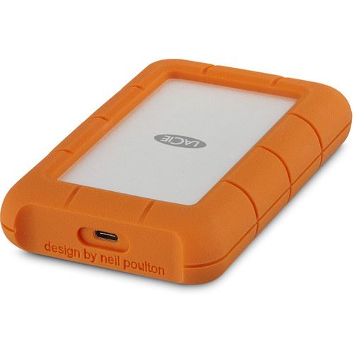 Rugged USB-C STFR5000800 - Disco Rígido - 5 TB - Externa Portátil - USB 3.1 GEN 1 USB C Conector - 2 Anos Plano Recuperação Dados Rescue