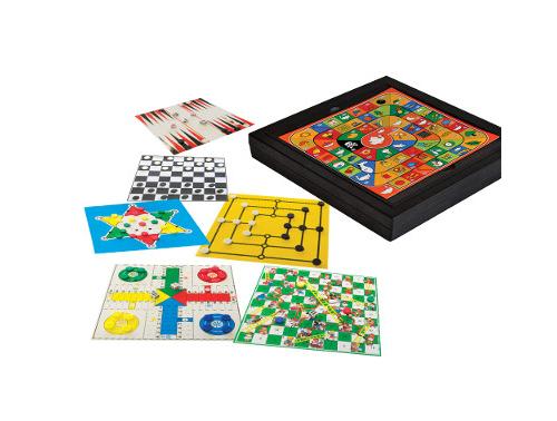 Jogo Tabuleiro 8em1 Xadrez Dama Chinesa Gamão Ludo Ganso + + em