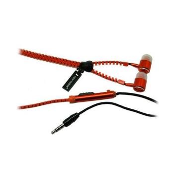 New Mobile Kit Auriculares Stereo c/Microfone Zip Laranja NM3503