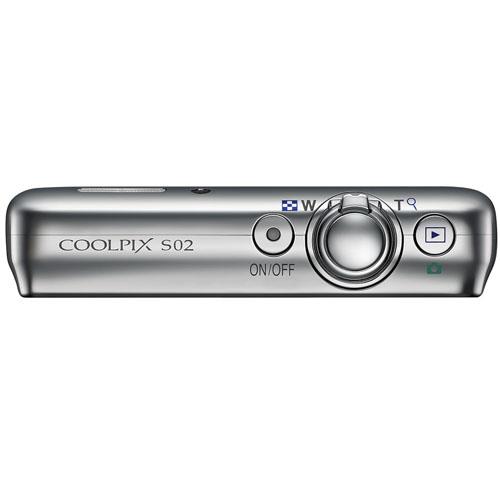 Máquina Fotográfica Compacta Nikon Coolpix S02 - Prateado - Câmara