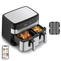Fritadeira sem Óleo AirFryer Moulinex 8,3L - Preto e Cinzento