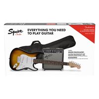 Pack Guitarra Eléctrica Squier Strat SSS BSB GB 10G