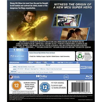 Shang-Chi And The Legend Of The Ten Rings - Blu-Ray - Destin Daniel Cretton  - Awkwafina - Simu Liu - Blu-ray - Compra filmes e DVD na