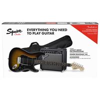 Pack Guitarra Eléctrica Squier Strat HSS BSB GB 15G/