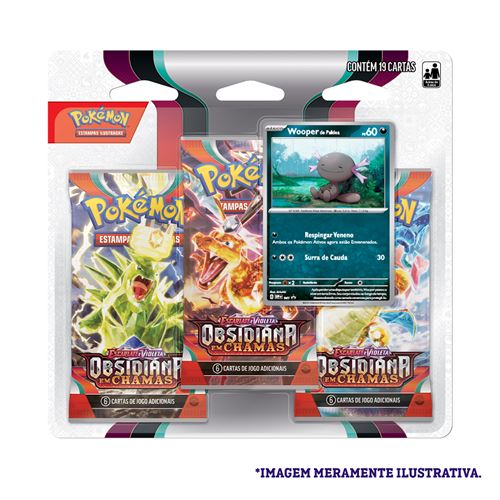 Pokémon Sword & Shield 12.5 - Blister 3 Boosters - Jogos de Cartas - Compra  na