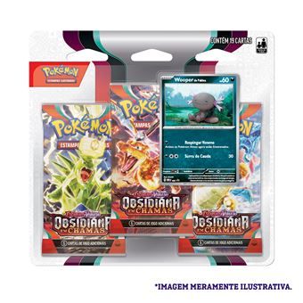 Jogo de Cartas POKEMÓN Scarlet & Violet Booster (Idade Mínima Recomendada:  6 anos - Envio Aleatório)