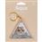 Porta-Chaves Doiy Aqua Silver Glitter_0