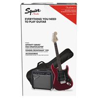 Pack Guitarra Eléctrica Squier Strat HSS CAR GB 15G