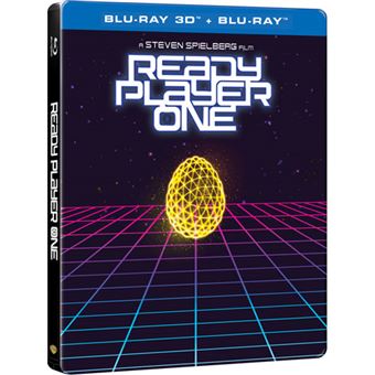 Ready Player One: Jogador 1 - Edição Steelbook - Blu-ray 3D + 2D