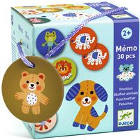 Jogo de Memória com Animais - 30 Peças - Djeco