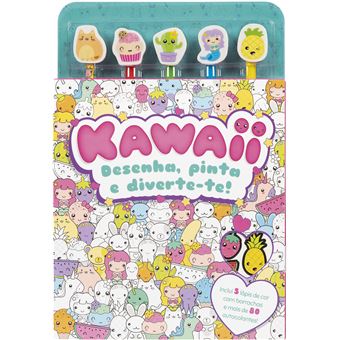 Kawaii - Desenha, Pinta e Diverte-te! Livro de Atividades para Colorir! -  Brochado - Vários - Compra Livros na