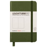 Caderno Liso Leuchtturm A7 Verde Escuro
