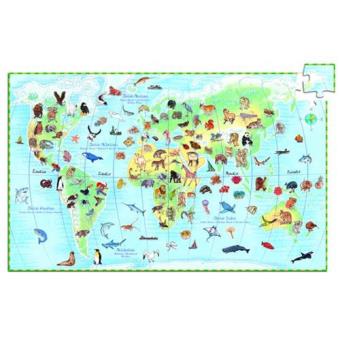 Puzzle Descobrir os Animais do Mundo (100 Peças)