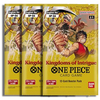 Booster Box One Piece Kingdoms Of Intrigue Bandai Em Inglês