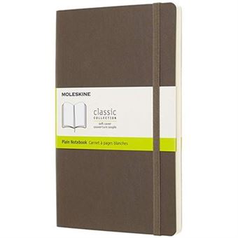 Caderno Liso Moleskine Moleskine Soft Grande Castanho Terra