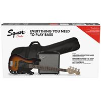Pack Baixo Eléctrico Squier PJ Bass BSB GB Rumble 15