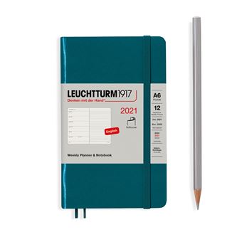 Leuchtturm1917 Agenda 2025-2026 LEUCHTTURM1917 370551 - Agenda Semanal De Bolsillo (A6) 2025, Color Rojo Leuchtturm1917 Agenda 2026