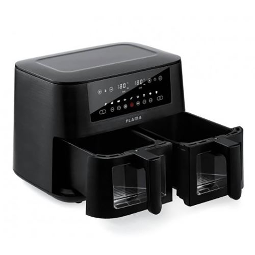 Fritadeira sem �leo AirFryer com Janela Flama 698FL - 2 x 4 L - Preto - 3