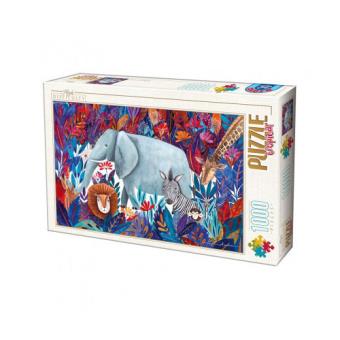 Puzzle 1000 Andrea Kurti Tropical - 1000 Peças - D-Toys (Envio Aleatório)