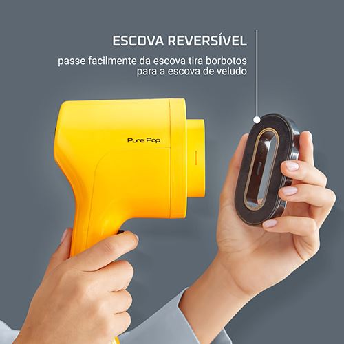 Escova a Vapor Rowenta Pure Pop DR2026D1 - Amarelo - Máquina de engomar -  Compra na