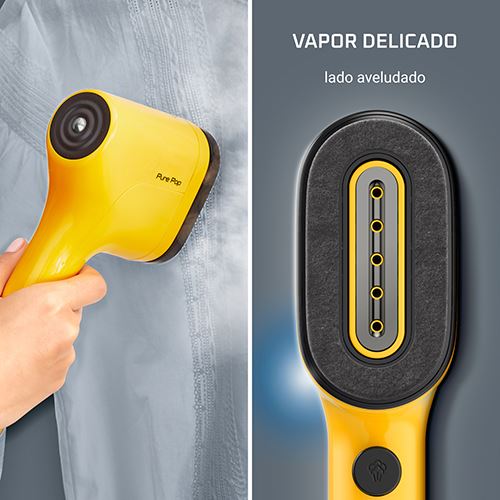 Escova a Vapor Rowenta Pure Pop DR2026D1 - Amarelo - Máquina de engomar -  Compra na