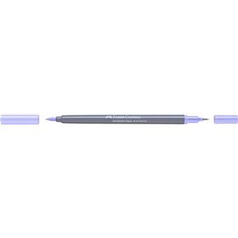 Marcador Aguarelável Faber-Castell Ponta Dupla Goldfaber 196 Lavender Light - 1