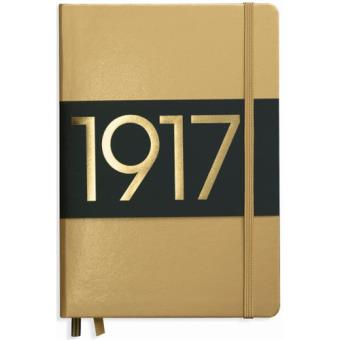 Caderno Liso Leuchtturm A5 Dourado