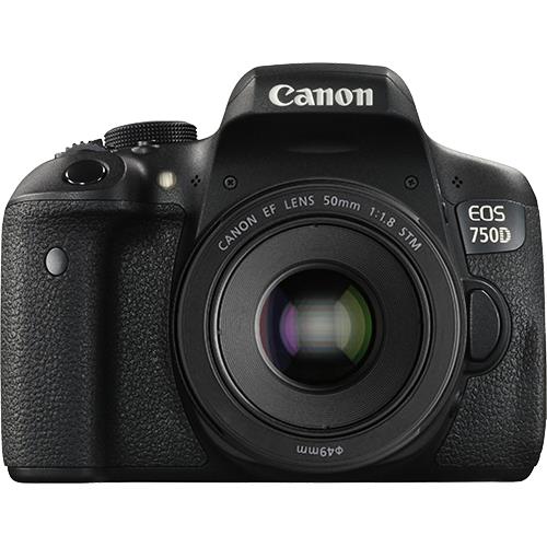 Máquina Fotográfica Reflex (DSLR) Canon EOS 750D EF 50mm f