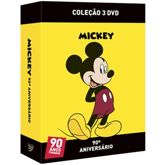 Pack Mickey 90º Aniversário - 3 DVD