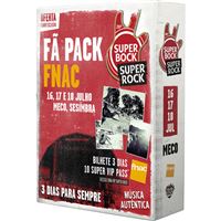 Fã Pack FNAC Super Bock Super Rock 2020 T-Shirt L | Preço: 95€ Pack + 7€ Custos de Operação