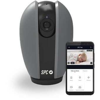 Câmara Inteligente Wi-Fi SPC Teia 360º com Visão Noturna - HD 720p