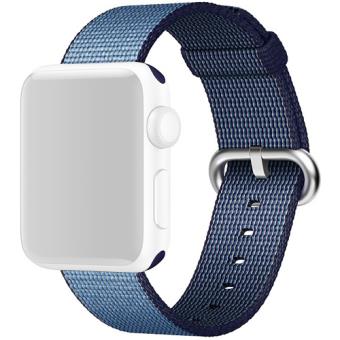 Apple Bracelete Nylon para Apple Watch 38mm (Azul Navy/Azul Lago)