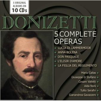 Donizetti | 5 Complete Operas (10CD)
