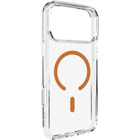 Capa TPU com MagSafe Puro Lite Mag para iPhone 17 Pro Max- Transparente / Laranja